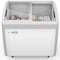 Koolmore Commercial Ice Cream Freezer Display Case, Glass Top Chest Freezer with 3 Storage Baskets MCF-9C - alternate 1